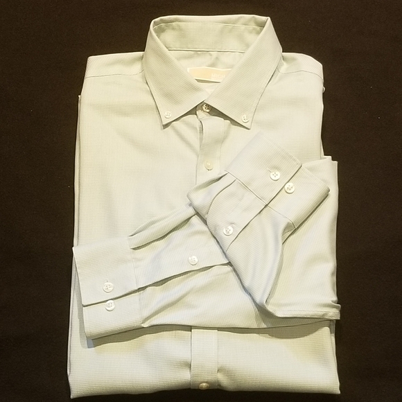 Michael by Michael Kors Green Button Down SZ 16.5 - Picture 4 of 5